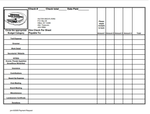 expense form